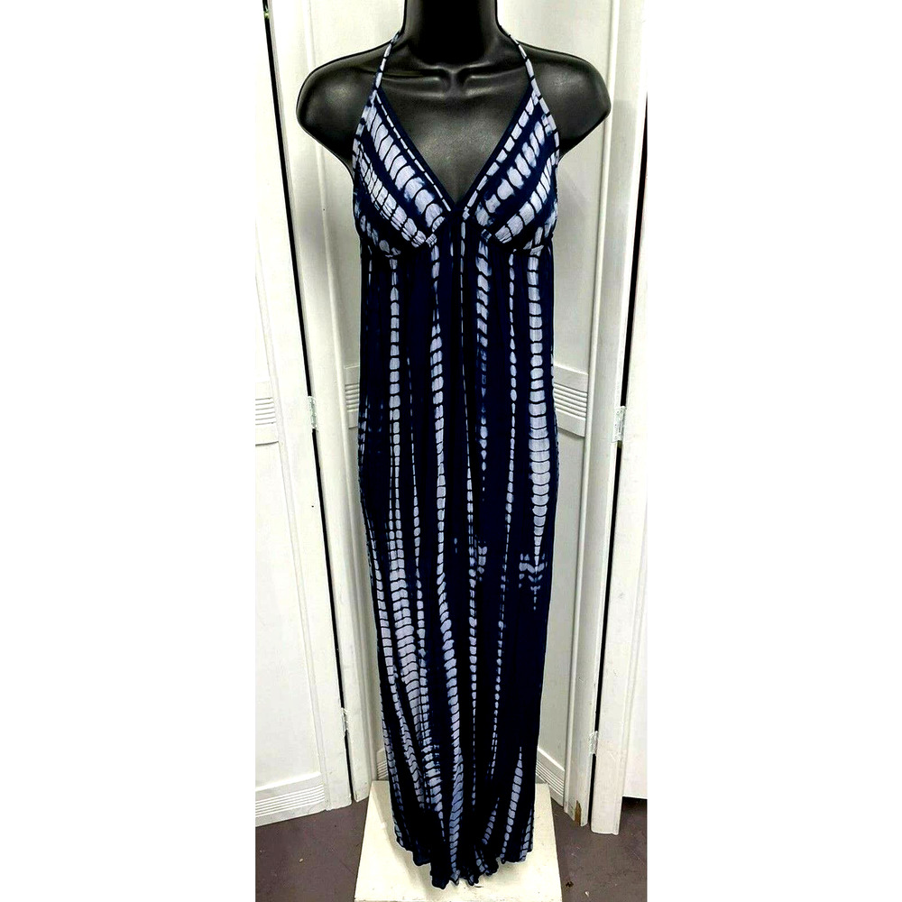 Debbie Katz  Beach Swim Cover Up Halter Maxi Dress